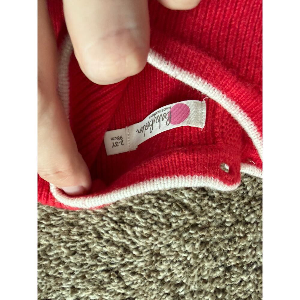 Mini Boden fair isle sweater dress llama pattern 2-3 toddler - Picture 3 of 3